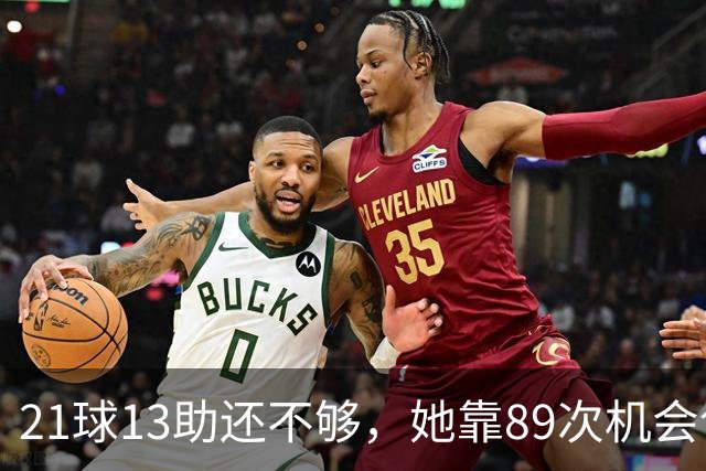 21球13助还不够，她靠89次机会创造拿下第三座金球奖